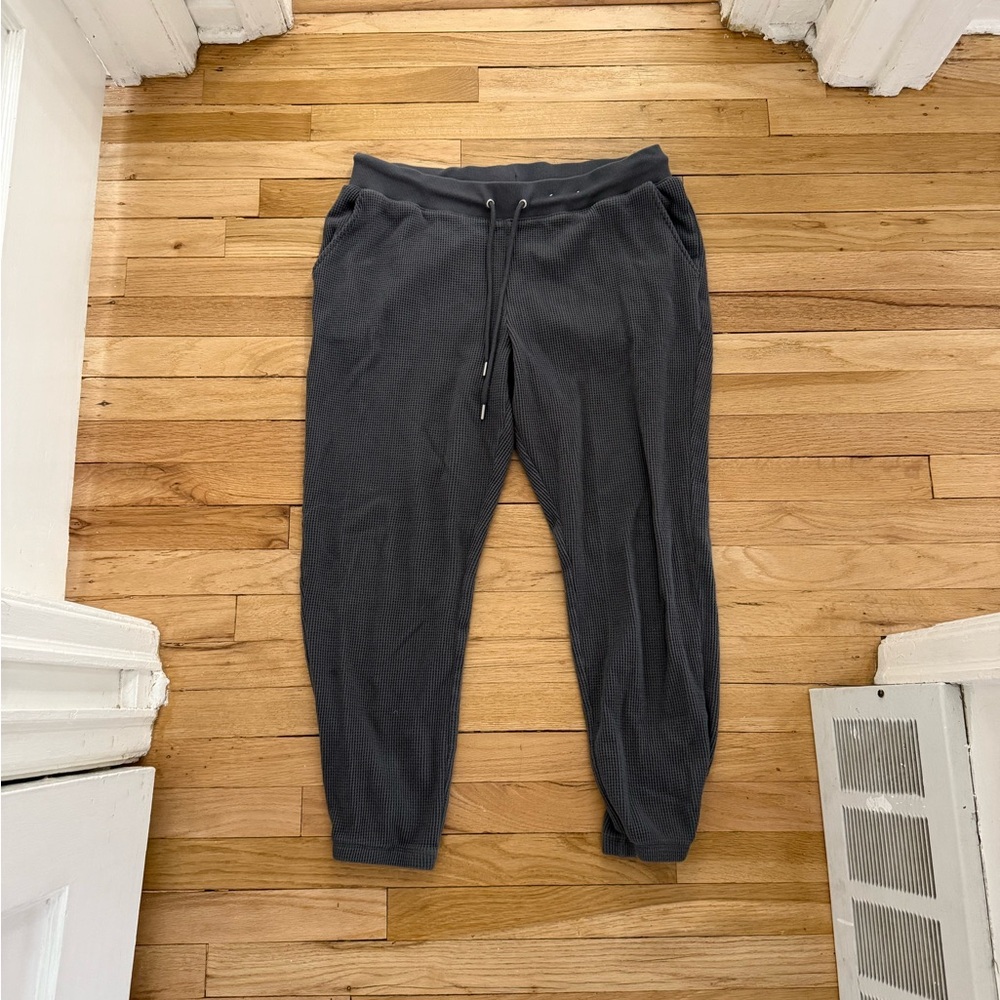 Auden Charcoal Ribbed Lounge Pants